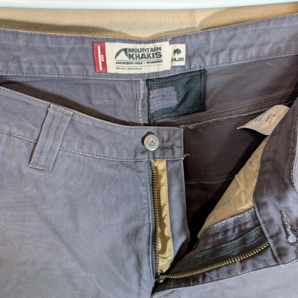 Mountain Khakis Alpine Utility Pant - Broadway (slim) fit - 34x30 - gray - Picture 3 of 6